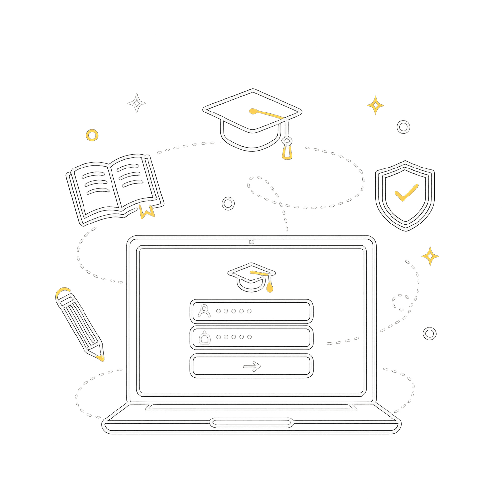Teacher and student learning together online